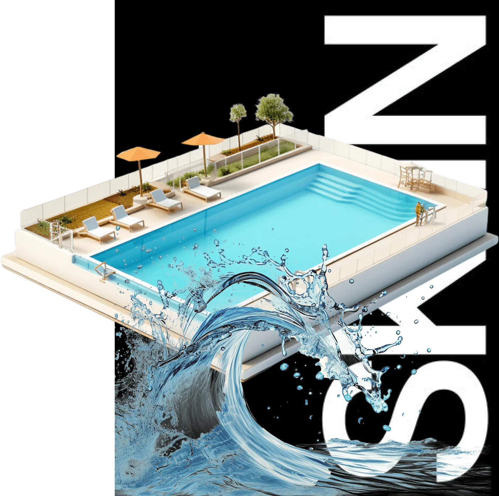 SKIN2.0 pool finish